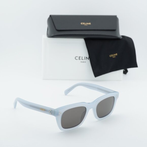 Celine CL40232I 20A Rectangle Sunglasses - Glossy Grey/Grey main image 3